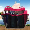 thumbnail image 4 of EIMELI Hanging Bag Large Pockets Shower Hanging Caddy Organizer Bag for Bathroom Accessory Mirror, 4 of 6