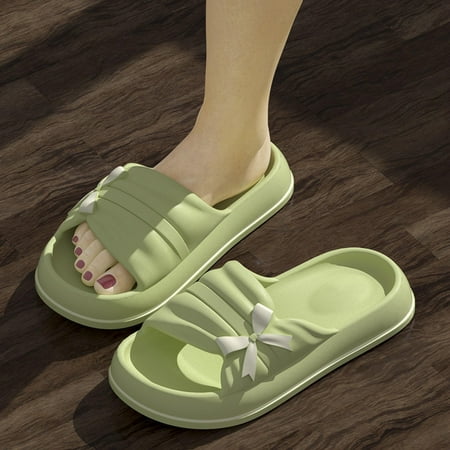 

Frostluinai Cloud Slippers for Women and Men Massage Shower Bathroom Non-Slip Quick Drying Open Toe Beach Sandals Shower Shoes Cloud Cushion Slide Sandals for Pool Indoor & Outdoor Platform Shoes