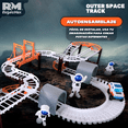 thumbnail image 3 of Juguete Pista de Carreras Espacial 100+ Piezas Rm Regalomex Astronautas para Niños blanco, 3 of 5