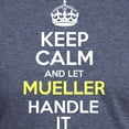 thumbnail image 3 of CafePress - Keep Calm And Let Mueller Handle It T Shirt - Mens Tri-blend T-Shirt, 3 of 4