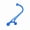 Blue, variant on 1pc 360° Trigger Point Massage Cane, Self-Massage Hook Stick for Muscle Knot, Manual Back Massager for Home, Gym, Yoga, International Yoga Day Gift