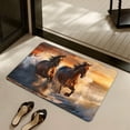 thumbnail image 5 of Fmbmuo Entryway Rug Multicolor Waterproof Rectangle Horse Print indoor/Outdoor Decorations, Non-Slip Absorbent Modern Floor Mats 16 x 24 inch, 5 of 5