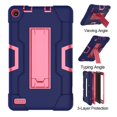 thumbnail image 6 of Goldcherry For Amazon Fire 7" 2019 Tablet Case, Hybrid Heavy Duty Defender Shockproof Protective with Built-in Kickstand for All-New Fire 7 2019/2017(Blue+Pink), 6 of 6