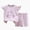 Toddlers Kids Girls Summer Clothes01 Light Pink, variant on Toddlers Kids Girls Boys Summer Clothes 2T 3T 4T 5T 6T 7T Kids 2 Pcs Short Sleeve Graphic Tees and Stretch Shorts Set