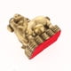 thumbnail image 3 of Figura de animal con caracteres chinos de latón, amuleto de la suerte para la riqueza del Feng Shui Cerdo, 3 of 6