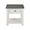 White and Grey, variant on Martin Svensson Home Monterey Solid Wood End Table, White and Grey