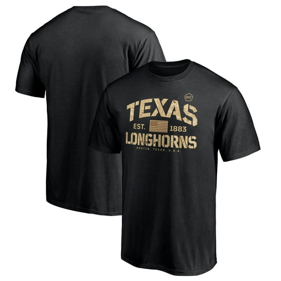 Men's Black Texas Longhorns OHT Boot Camp T-Shirt