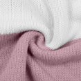 thumbnail image 4 of Vedolay Women's Tops Women's V-Neck Ribbed Long Sleeve Slim Knit Sweater Fall 2023 Trendy Clothes,Pink S, 4 of 5