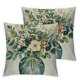 thumbnail image 2 of JRXY Set of 2 Farmhouse Pillow Covers,Eucalyptus Leaves Decorations Truck Vase Home Sweet Home Cushion Case Gifts for Home Decor White, 2 of 6