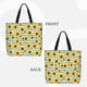 thumbnail image 2 of Easygdp Blue White Striped Sunflower A Bolsa Tote para Mujer, Bolso de Hombro para Trabajo, Playa, Viajes, Compras y Supermercado, 2 of 7