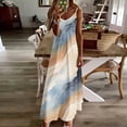 thumbnail image 2 of Erwazi Women's Summer Print Maxi Dresses Sleeveless Spaghetti Strap V Neck Casual Dress, 2 of 5
