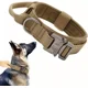 thumbnail image 1 of Collar De Perro Táctico Ajustable Con Hebilla De Metal, 1 of 7