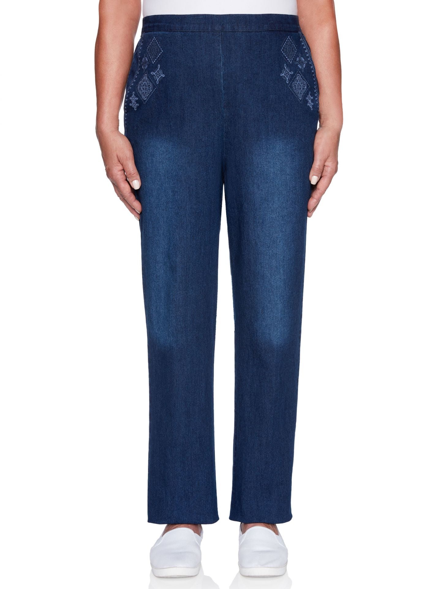 Alfred Dunner Alfred Dunner Women's Autumn Harvest Embellished Denim
