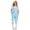 A-Light Blue234, variant on OSOLU Girls Overalls Bib Pants Gradient Printed Adjustable Straps Loose Fit Jumpsuits With Pockets Kids Girl Summer Clothes 5-14Y