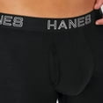 thumbnail image 6 of Hanes Premium Men's 3pk Boxer Briefs Total Support Pouch, Black/Gray, 6 of 6