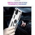 thumbnail image 6 of for Galaxy A71 5G Case,Samsung A71 5G Case,[NOT for Verizon A71 5G UW] [Military Grade] Ring Car Mount Kickstand Hybrid Hard PC Soft TPU Shockproof Protective Case for A71 5G (Silver), 6 of 14
