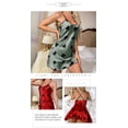 thumbnail image 7 of Summer Ice Silk Nightgown Home Wear Thin Sexy Backless Suspender Skirt For Women, 7 of 7