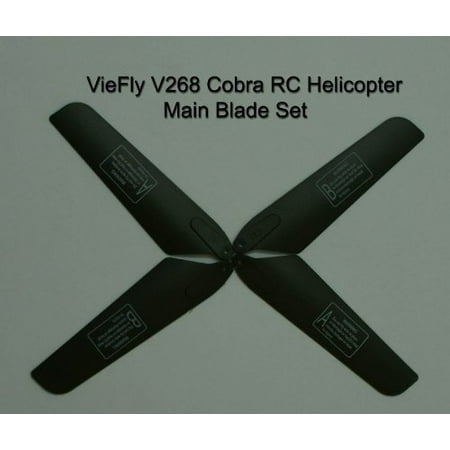 Main Blade for V268 Cobra Military 3 Channel Gyro Mini Indoor Helicopter, EASY REPLACE By