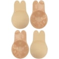 thumbnail image 1 of Sujetador adhesivo invisible, cubiertas de pezones reutilizables, sujetador sin espalda sin tirantes, sujetador deportivo para mujer, orejas de conejo Xemadio WMZL-2030-2, 1 of 7