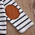 thumbnail image 4 of Coerni New Born Baby Boy Girl Clothes Set Cotton Long Sleeve Romper Long Pants Striped Color Fall Winter Outfits, 4 of 7