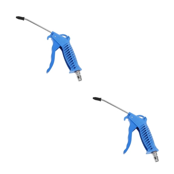 Masteelf 2pcs Industrial Air Blows With Extension Nozzle Metal Air Long Nozzle Pneumatic Air Compressor Accessories Tool Air Blower Blow Dust Tool