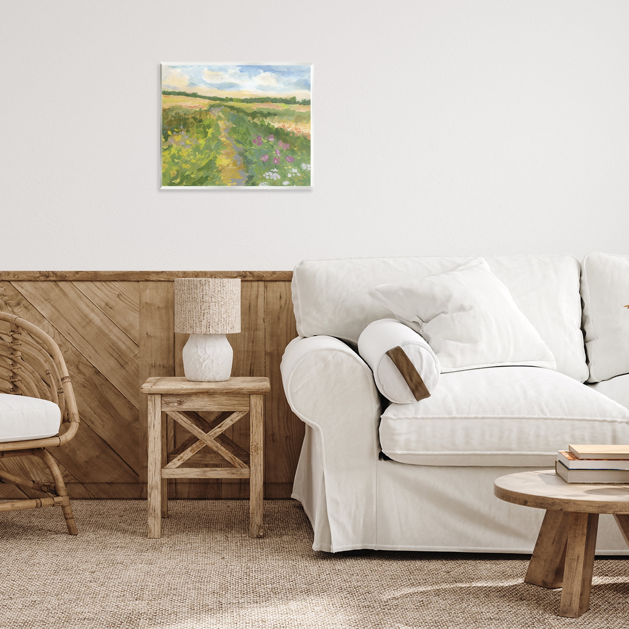 Stupell Industries Windswept Flower Field Wall Plaque Art, design by Victoria Barnes