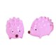 thumbnail image 2 of Sacapuntas con dos agujeros en forma de erizo, suministros de regalo para estudiantes, escuela, oficina, color rosa, 2 uds., 2 of 6