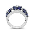thumbnail image 4 of Everly Women's Created Sapphire Sterling Silver Ring, 4 of 6