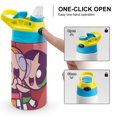 thumbnail image 4 of The Powerpuff Girls Stainless Steel Water Bottle with Straw Children's Vacuum Insulated Mug Leak-Proof Water Cup, 4 of 8