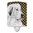 thumbnail image 1 of Carolines Treasures SC9666CNL Great Pyrenees Candy Corn Halloween Ceramic Night Light, 1 of 1