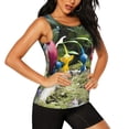 thumbnail image 2 of Lsque Pikmin Printed Workout Tank Tops for Women, Athletic Sports Tank Tops, Compression Sleeveless Dry Fit Shirts,Sleeveless Yoga Shirt-Large, 2 of 9