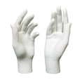 thumbnail image 1 of serony 2Pcs Jewelries Hands Model Multifunctional Mannequin Hand Simulation Rings Display Base Showing Jewelry Store Household White, 1 of 6
