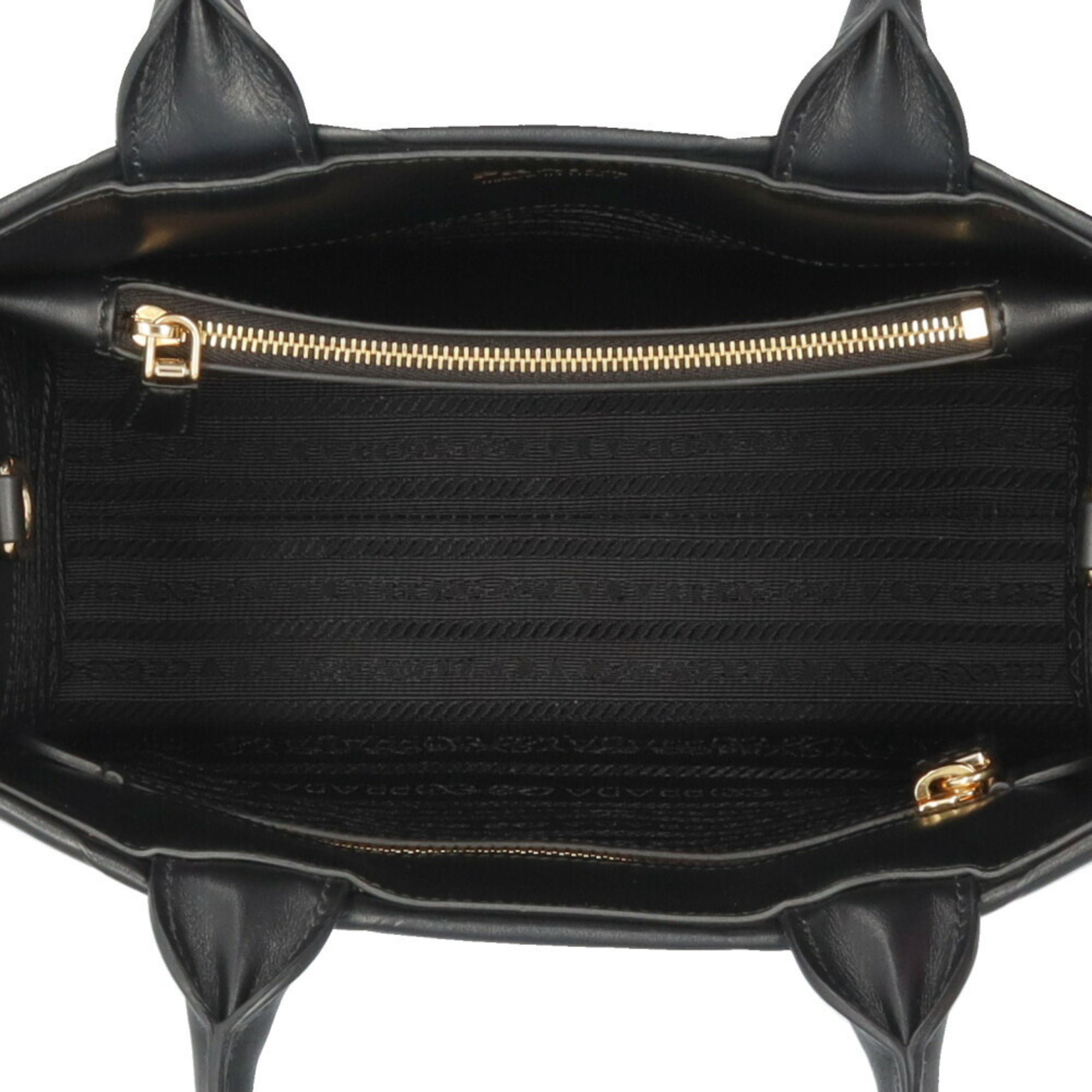 Pre-Owned Prada Symbol Stitch Small Shoulder Bag Leather 1BA396