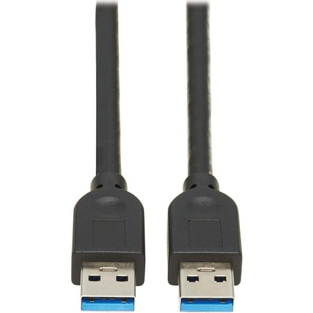 UPC: 0037332274571 | Tripp Lite U325-010 USB 3.0 SuperSpeed A/A Cable (M/M) Black 10 ft.