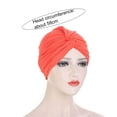 thumbnail image 6 of VEAREAR Women Headscarf All-match Four Seasons Protective Comfortable Hair Loss Cover Warp Knitting Head Wrap for Taking Shower, 6 of 6