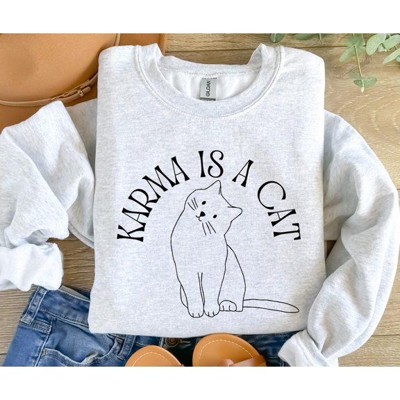 Karma Is A Cat Shirt, Karma Vibe Like That Shirt, Lyric Merch, Album Inspired Tee, Concert Shirt, Minimal Shirt, Women Tees TSHIRT All Size S-5XL