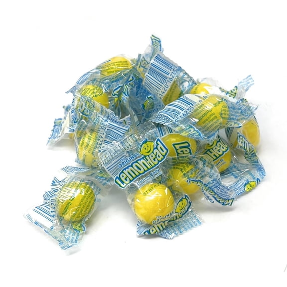YANKEETRADERS® Lemonhead Sour Candy, Individually Wrapped, 4 Pound Bag