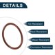 thumbnail image 4 of Car Universal O Ring Seal Gasket 17mm ID x 1.5mm CS Durable | Inside Faucet Repair Trucks Suvs Trailer Tube Sealing, Brown with Box 50pcs, 4 of 6