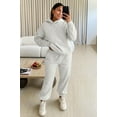 thumbnail image 4 of SPXTREME Women's Tracksuit Set 2 Piece Hoodie Sweatpants Lounge Oversized Sweatsuits Fall Outfits, 4 of 8