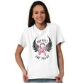 thumbnail image 5 of Support The Fight Breast Cancer Pink Women's Graphic T Shirt Tees Brisco Brands S, 5 of 5