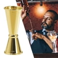 thumbnail image 3 of cóctel de acero inoxidable cóctel con vertido Barware de bebidas de doble cabeza para Martini Banquete ado 30 45 Soledad batidor de coctéles, 3 of 8