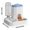 Blue, variant on Cat Feeder and Water Dispenser, Automatic Cat Feeder and Water, Automatic Pet Feeder Modern Automatic Dog Water Dispenser with Integrated Food Basin Pet Hydration Solution Easy Cleaning