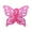 White, variant on Breast Cancer Awareness Butterfly Embroidered Sew/Iron On Patch