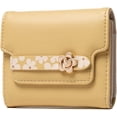 thumbnail image 3 of Queilt (Yellow)Wallets for Women Rfid Small Womens Wallet Trifold Flower Leather Ladies Wallet with Card Holder&Zipper Coin Purse, 3 of 5