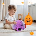 thumbnail image 6 of Reversible Pumpkin to Ghost Bunny Plush – 11 Inch Cute Rabbit Stuffed Animal, Halloween Plush Toy Gift for Toddler Girls Boys, 6 of 6