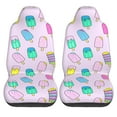 thumbnail image 1 of LAKIMCT Cute Ice Cream Fruit Car Seat Covers Vehicle Front Seat Covers Universal Fit Seat Protector, 1 of 1