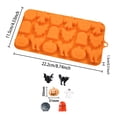 thumbnail image 3 of Halloween Pumpkin Chocolate Silicone Witch Fudge Cake Decoration Tool, 3 of 4
