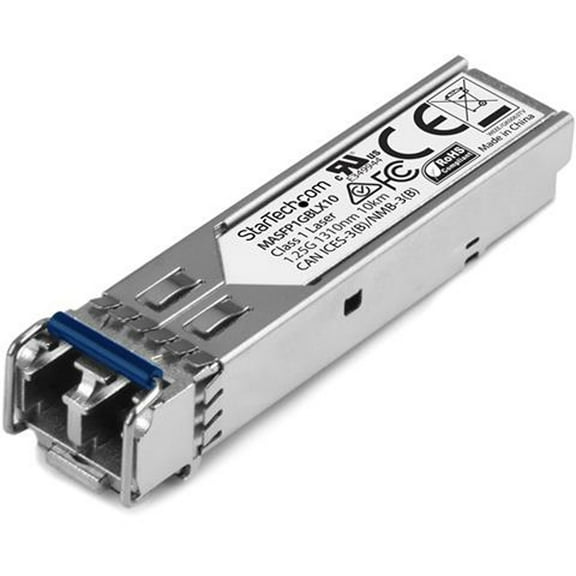 STARTECH Gigabit Fiber 1000Base-LX SFP Transceiver Module - Cisco Meraki MA-SFP-1GB-LX10 Compatible - SM LC - 10 km (6.2 mi)