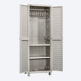 thumbnail image 3 of Armario Ropero Organizador Modular Closet Ropa Plástico Taupe Rimax, 3 of 5