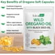 thumbnail image 4 of Cápsulas blandas de aceite de orégano - Aceite de orégano silvestre de 6,000 mg con aceite de semilla negra cápsulas de 200 mg, 120 unidades, potente carvacrol y timoquinona, sin OMG, sin lácteos, 4 of 9